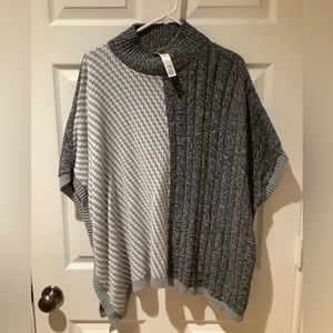 Chicos grey Poncho sweater